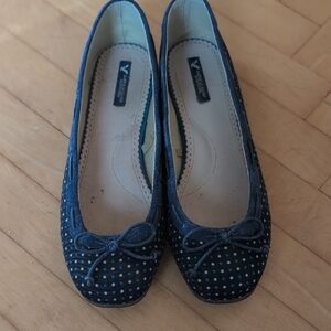 Women's Polka Dot Ballet Flats